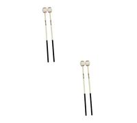 Toyvian 2pairs Marimba Drumstick Xylophone Mallets Percussion Instrument Stick for Performance Stick Head for Musical Instruments Practical Percussion Accessory