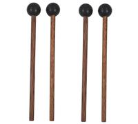 Toyvian 2pairs Marimba Mallet Drumstick Xylophone Percussion Sticks for Adults Boys and Girls Musical Instrument Drum Stick Accessories
