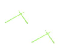 Toyvian 2pairs Nylon Drumsticks for Harmony Drum Silent Tips Drumsticks Lightweight Professional Drum Stick for Drummers