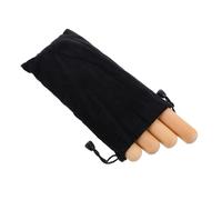 Toyvian 2pairs Rhythm Sticks Natural Hardwood Percussion Instruments with Carry Bag for Boy Girl Music Education and Group Activities