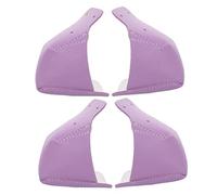 Toyvian 2Pairs Wear Resistant Skates Covers Professional for Roller Skating Shoes Replaceable Caps Purple Fit for Skaters