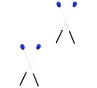 Toyvian 2pairs Wool Drumstick Percussion Instrument Parts for Drummer for Boys and Girls Drumming Accessories and Mallets Use