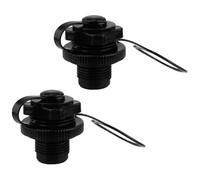 Toyvian 2pcs 24mm Kayak Valve Spiral Air Valve for Inflatable Boat with Double Seal Inflatable Kayak Air Connector and Paddle Board Plug for Water Sports