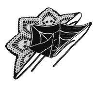 Toyvian 2pcs 2pcs Dark Skull Crochet Headband Gothic Bandana with Spider Design Fabric Material Comfortable and Stylish Halloween Hair Accessory for Themed Parties Women