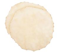 Toyvian 2pcs 30cm Hand Drum Leather Heads Replacement for African Djembe and Buffalo Drums round Sheepskin Percussion Instrument Accessories