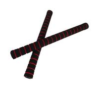 Toyvian 2pcs 40cm Dumbbell Connecting Rod Barbell Converter Bar 50cm Foam Grip Loadable Weightlifting Handles Fitness Connector for Home Gym Exercise