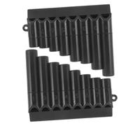 Toyvian 2pcs 8-Hole Mini Pan Flute Instrument for Kids and Students Lightweight Plastic Panpipes Easy to Learn Black Travel Practice Flute Children’s Musical Toy 8 Pipes Student Panflute