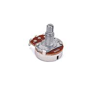 Toyvian 2pcs A250k Long Knurled Split Shaft Audio Potentiometers Guitar Volume Tone Pots for Electric Bass Guitar