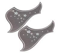 Toyvian 2pcs Acoustic Guitar Pickguard Scratch Pvc Scratch Plate Bird Shape Design for Guitars Easy to Apply Protects from Damage Beautiful Decoration