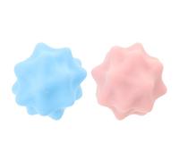 Toyvian 2pcs Acupoint Massage Ball: Firm Silicone Trigger Point Tool - Textured Release Surface - Portable Deep Tissue Massager for Feet Muscle Knots