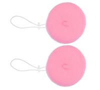 Toyvian 2pcs Adjustable Pink Wool Yarn Beret Hat for Small Dogs and Domestic Cats, Cute Rounded Cartoon Shape, Abrasion Resistant, Birthday Photo Prop Accessory
