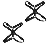Toyvian 2pcs Adjustable Sax Strap Support for Alto Tenor Saxophones Comfortable Shoulder Strap