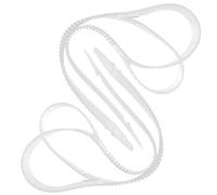 Toyvian 2pcs Adjustable Silicone Dive Mask Strap Replaceable Accessory | Comfortable Lightweight Fit, Silicone Build, Suitable for Diving Use and Swimming Trips, Easy Swap