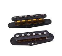 Toyvian 2pcs Alnico Pickup Bobbin Cover for Humbucker Slug Bobbin Guitar Accessories for Pickup Mounting Screw Replacement