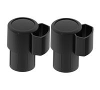 Toyvian 2pcs Alto Saxophone Accessories Musical Instruments Accessories for Parts Alto Saxophone Plug Saxophone End Cap Bent Neck Key Plugs Alto Sax End Flat Segue Button Component