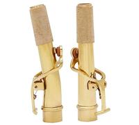 Toyvian 2pcs Alto Saxophone Neck Replacement Kit Straight and Curved Neck Cork Material for Easy Play