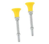 Toyvian 2pcs Aluminum Alloy Weight Stack Pin with Spring Knob Gym Equipment Pull Pin for Secure Fitness Arm Exercise and Weight Machine Accessories