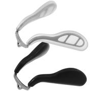 Toyvian 2pcs Anti-slip Eyeglasses Nose Pads Alloy Silicone Insert
