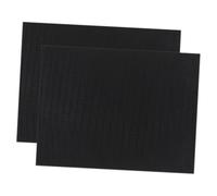 Toyvian 2pcs Aquarium Leveling Mat Thickened Slip Sponge Pad for Fish Tank Bottom Durable Gasket with Design for Filtration and Shock Absorption
