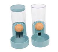 Toyvian 2Pcs Automatic Hanging Water and Food Dispenser for Animals Gravity Cat Feeder and Dog Water Dispenser Easy Installation Compact Design for Cages