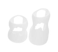 Toyvian 2Pcs Baby Bottle Anti-Drop Covers Silicone Nursing Sleeve Portable Bottle Protectors for Daily Life