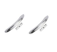 Toyvian 2pcs Banjo Instrument Part Single Leg Banjo Armrest Polished Zinc Alloy Accessory