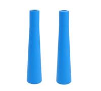 Toyvian 2pcs Baseball Batting Tee Topper Rubber Ball Rest Cup for Baseball Practice Training Tee Stand Blue Versatile Usage to Hitting Power Suitable for Outdoor Training