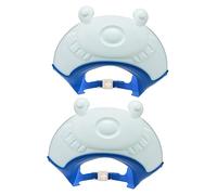 Toyvian 2pcs Bath Boys and Girls Shower Hat No Rinse Shampoo Cap Boy Girl Hair Washing Hat