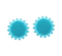 Toyvian 2pcs Bath Brush Soft Silicone Shampoo Brush for Newborns Boy Girl Gentle Back Rub Cleaning Tool Portable Lightweight Design
