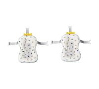 Toyvian 2pcs Bath Cushion for Toddlers Supportive Floating Mat for Boy Girl Soft and Comfortable Bathtub Seat for Home and Travel Use