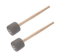 Toyvian 2pcs Big Drumstick Mallets Percussion Instrumentstick for Electric Drums Soft Mallets