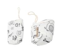 Toyvian 2Pcs Bottle Covers Universal Standard Neck Bottle Sleeves 300Ml Large Non-Window 150Ml Small Window for Travel