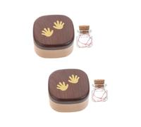 Toyvian 2pcs Box Tooth Fairy Box for Boys and Girls to Hold Lost Teeth for Memory Saving