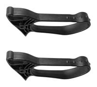Toyvian 2pcs Brake Handle Extender for Wheelchair and Rollator Walker with Antislip Surface Texture and Longer Lever Arm, Easy Installation, Sturdy Design for Senior Users in Rainy Days