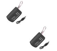 Toyvian 2pcs Car Bottle Warmer USB Travel Milk Bottle Cover Heater Safety Sterilizer for Auto Lighter Socket