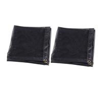 Toyvian 2pcs Car Pet Barrier Mesh Cover Car Net Barrier Back Seat Cover for Dogs