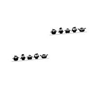 Toyvian 2pcs Cartoon Robin Wall Sticker Self-Adhesive Decal for Home Boys and Girls Easy Peel Off Decals