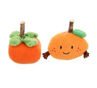 Toyvian 2pcs Catnip Chew Toys for Cats Fruit Shaped Teething Balls Teaser Sticks Interactive Kitten Toy Bite Resistance Dental Health Indoor Outdoor Play