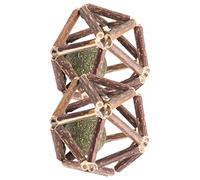 Toyvian 2pcs Catnip Molar Balls Cat Chew Toy Natural Catnip Indoor Playing Balls Bite-resistant Medium Size Cat Teeth Cleaning Chewing Toys for