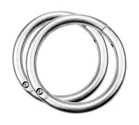 Toyvian 2pcs Cattle Nose Rings Metal Farm Tool Durable Comfortable Bull Cow Accessories for Livestock Management and Daily Care