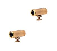Toyvian 2pcs Cello Wolf Tone Mute Accessory for Cello Effectively Reduces Wolf Notes Enhances Sound Quality Golden Finish Easy to Install Model