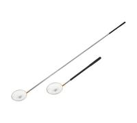 Toyvian 2pcs Chicken Coop Collecting Tool Egg Grabber for Farming and Chicken Coop Use with Extendable Handle Stainless Steel Wire Mesh Basket Easy Egg Retrieval Accessory