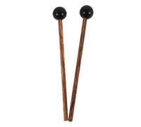 Toyvian 2pcs Chicken Wing Wood Drum Mallets Soft Rubber Head Percussion Sticks for Tongue Drum Glockenspiel and Marimba for Boys and Girls and Beginners