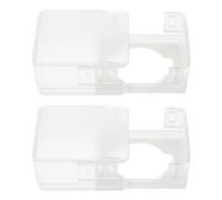 Toyvian 2pcs Child Safety Door Knob Covers Anti-Lock Protection Abs Material, Prevents Accidental Locking, Easy to Unlock for Adults, for Kitchen and Storeroom Use