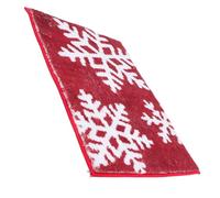Toyvian 2pcs Christmas Rug Set Slip Bathroom Mats Cozy Indoor Entryway Rugs for Holiday Decor Festive Design for Kitchen and Entrance Touch