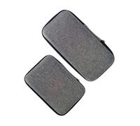 Toyvian 2pcs Collar Clip Headset Storage Pouch Portable Digital Accessories Organizer Bag Compact Travel Case for Microphone and Earphone Cord Management