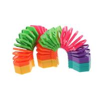 Toyvian 2pcs Colorful Montessori Stacking for Rainbow Cognition for Early Learning Stress Group Play and Spatial Logic Development