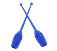 Toyvian 2Pcs Colorful Rhythmic Gymnastics Stick Artistic Calisthenics for Adults Resin for Twirling Training Gymnastics Accessory