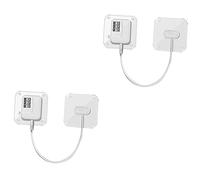 Toyvian 2pcs Combination Coded Lock Refrigerator Door Lock Safety Cupboard Easy Install Heatproof