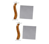 Toyvian 2pcs Comfortable Violin Shoulder Support Mat Wipe Cloth for Violinists of Levels